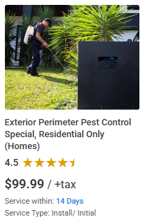 Exterior Perimeter Pest Control 99.99-pest control