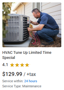HVAC Tune-Up Limited Time 129.99-hvac